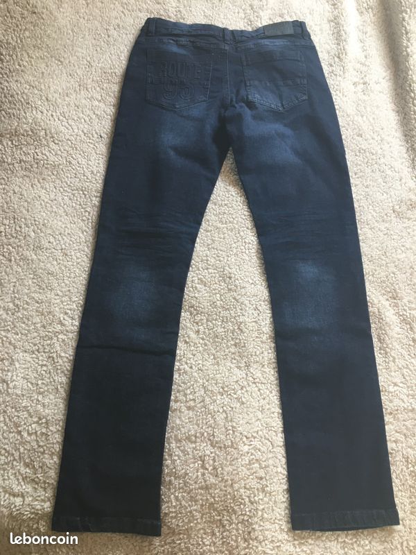 Jean Droit Pour Fille Orchestra – Taille 14 Ans – Bleu – Neuf Avec De Légers Défauts (jamais Porté)