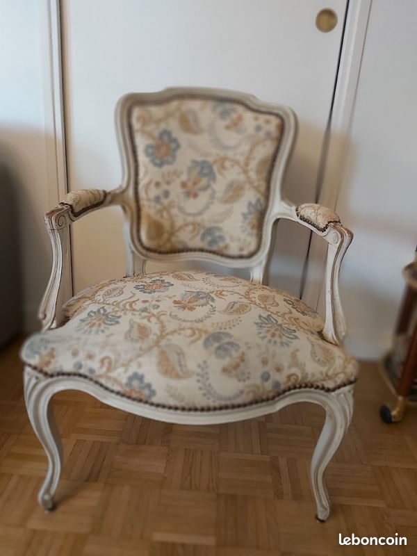 Fauteuil style louis 15 / louis XV (image 2)