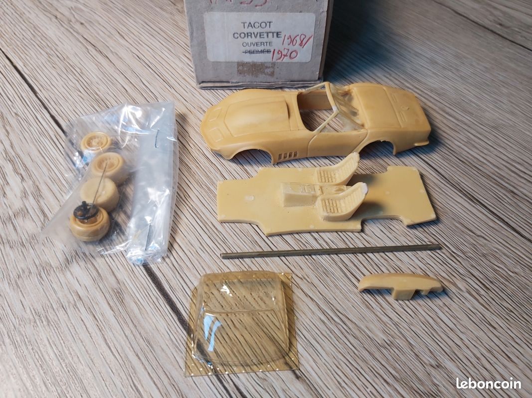 Kit Résine Alezan Chevrolet Corvette Ramarro 1/43 - Maquette à Monter, Occasion