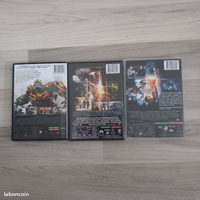 Dvd Transformers 3 films (image 2)