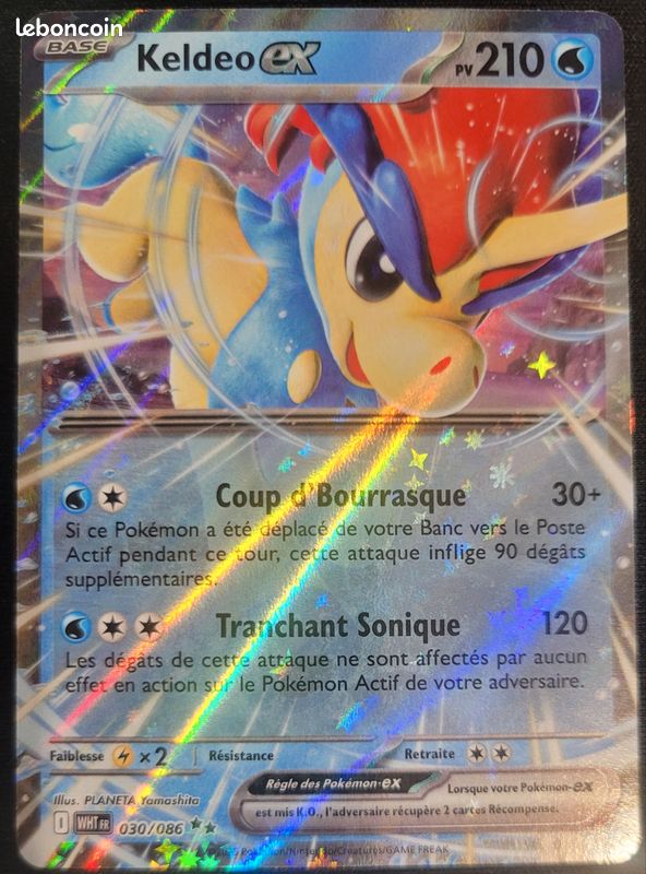 Keldeo ex - Flamme Blanche - 167/086 Keldeo ex - Flamme Blanche - 167/086