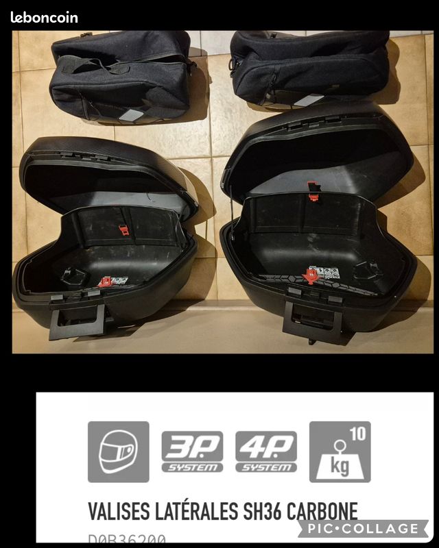 Api Shad Valises latérales Shad - Équipement moto