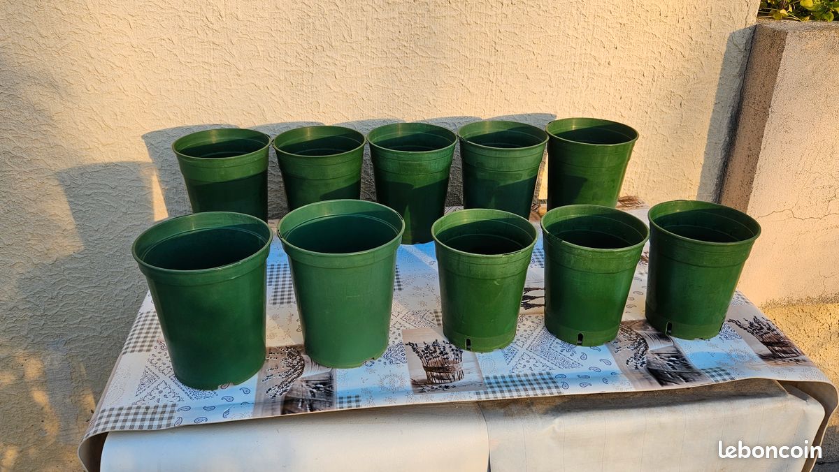 10 pots de fleuristes verts, Neufs …lot33 (image 4)