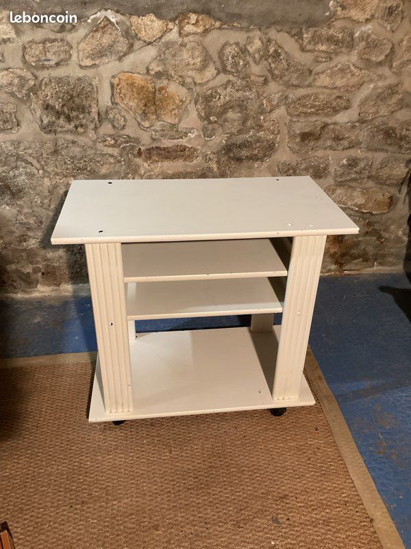 Meuble TV blanc (image 1)