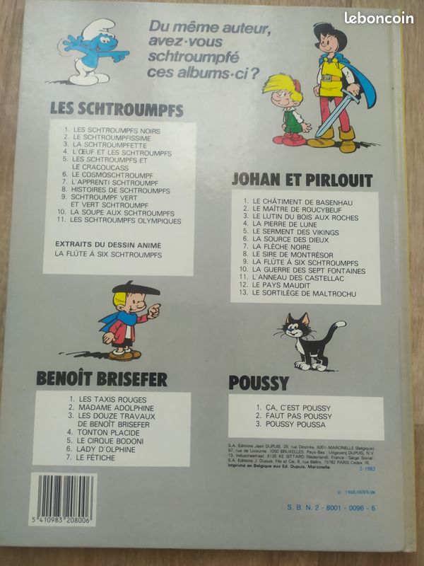 Bd johan & pirlouit — le maître de roucybeuf — 30 (image 3)