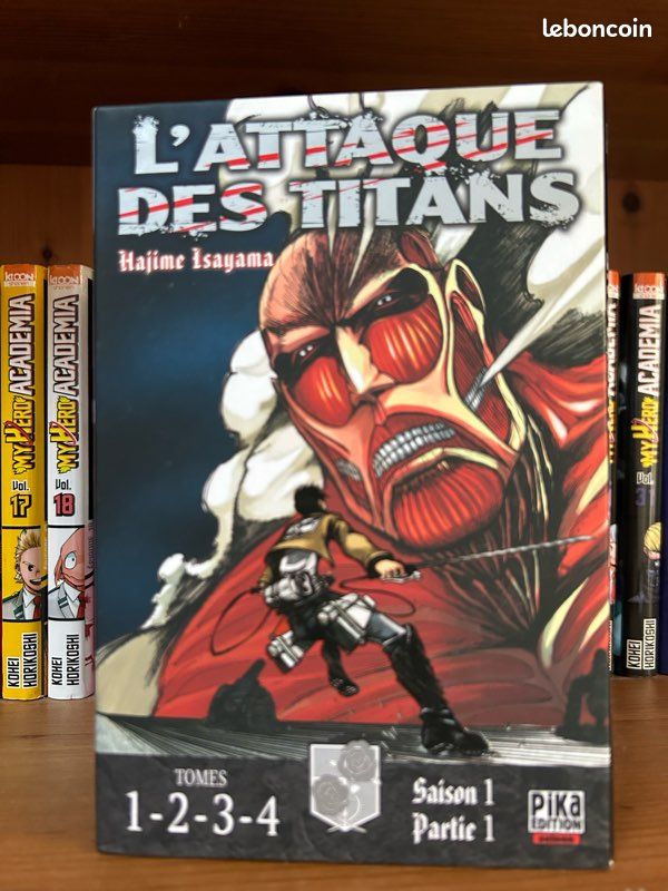 Coffret 4 premiers tomes, l’attaque des titans (image 1)