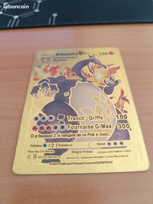 dracaufeu pokemon card gold Carte Pokémon Dracaufeu ex Gold Flamme obsidienne 228/197 PSA9