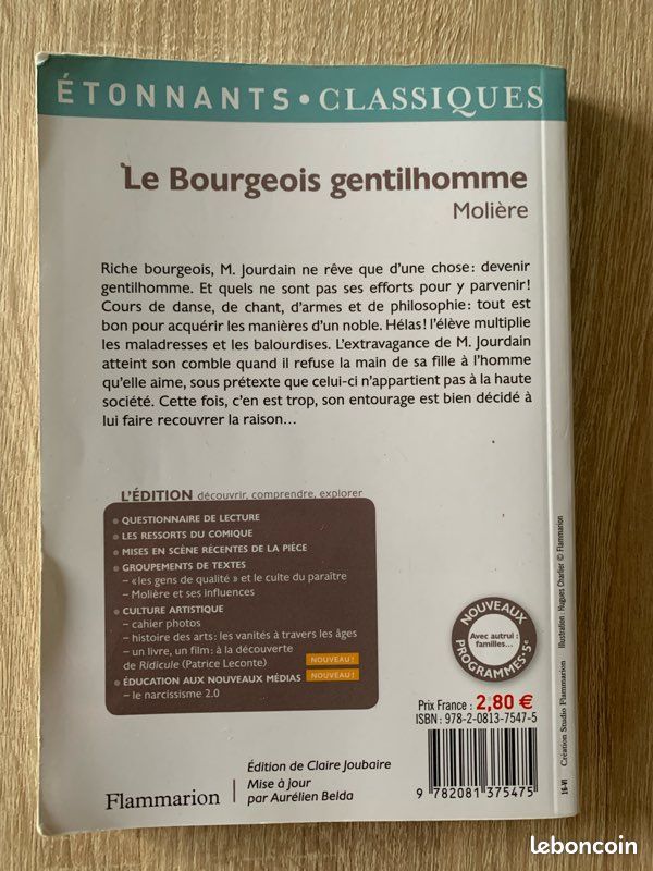 Molière Le Bourgeois Gentilhomme (image 3)