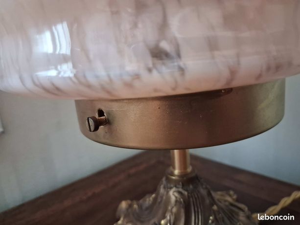 Pendentif romantique en verre soufflé Fleur Pétale HL47 | suspension luminaire