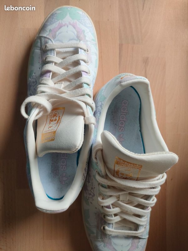 Femme Adidas Stan Smith Feuille Baskets Femme Adidas Stan Smith