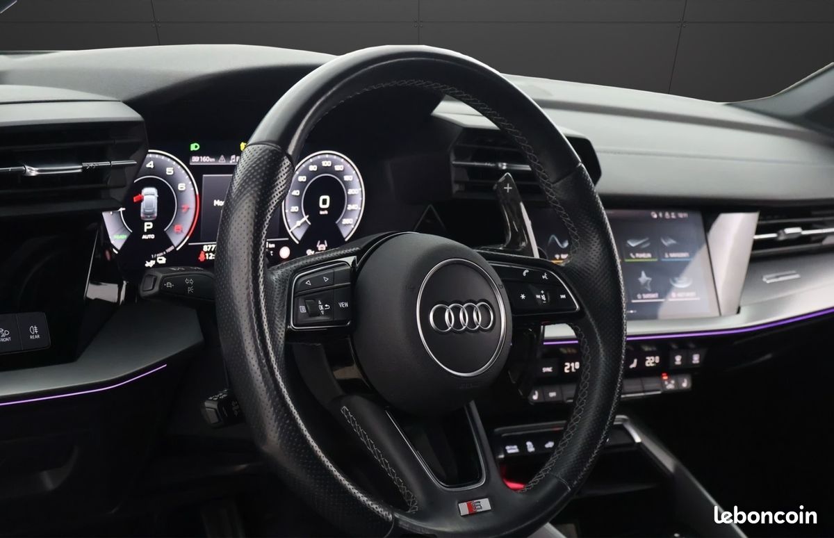 Audi A3 45TFsie S Line 245ch - ACC - Sièges chauffants - Carplay - Caméra de recul - Mémoire (image 8)
