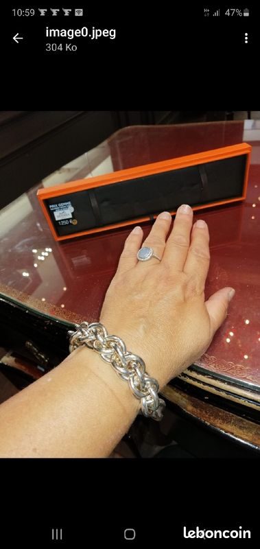 Rare bracelet hermes argent 160 grammes (image 2)