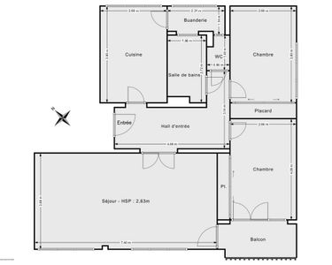 Appartement 247 000 € - 76 m²