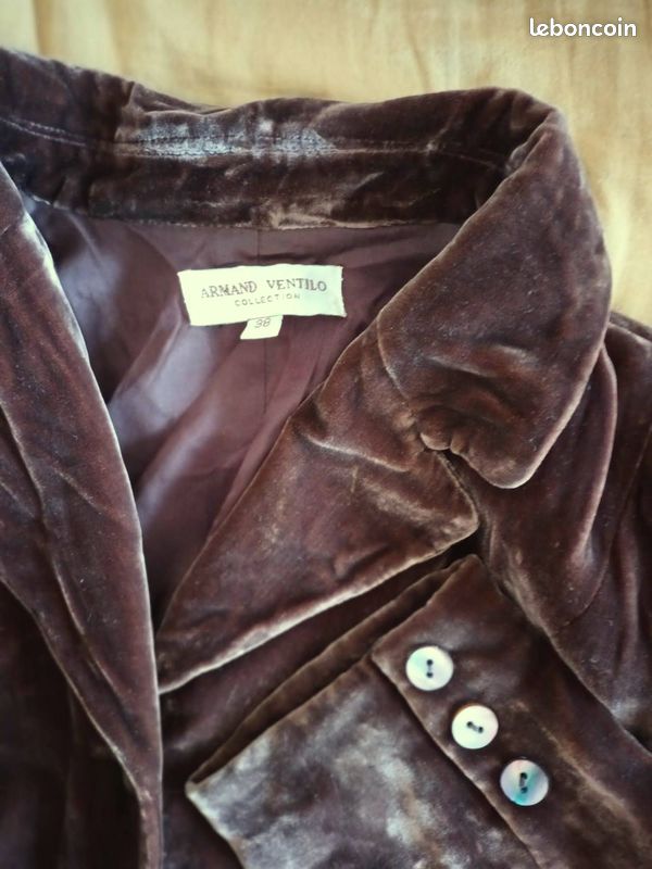 Veste femme velours soie Ventilo T. M -38 (image 4)