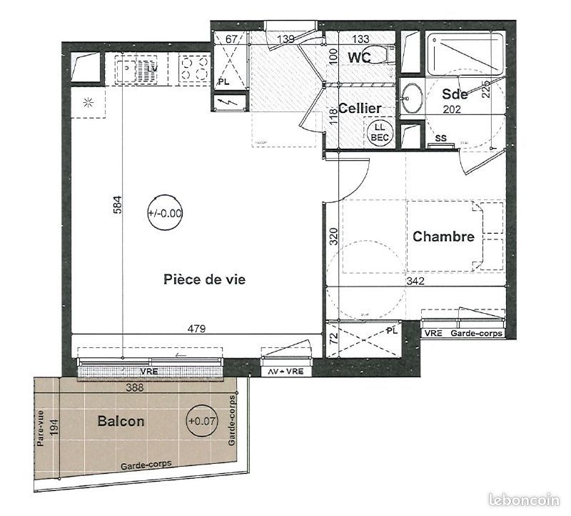 Appartement 2 pièces 46 m² · à Montaigu-Vendée · 46 m² · 196 380 €