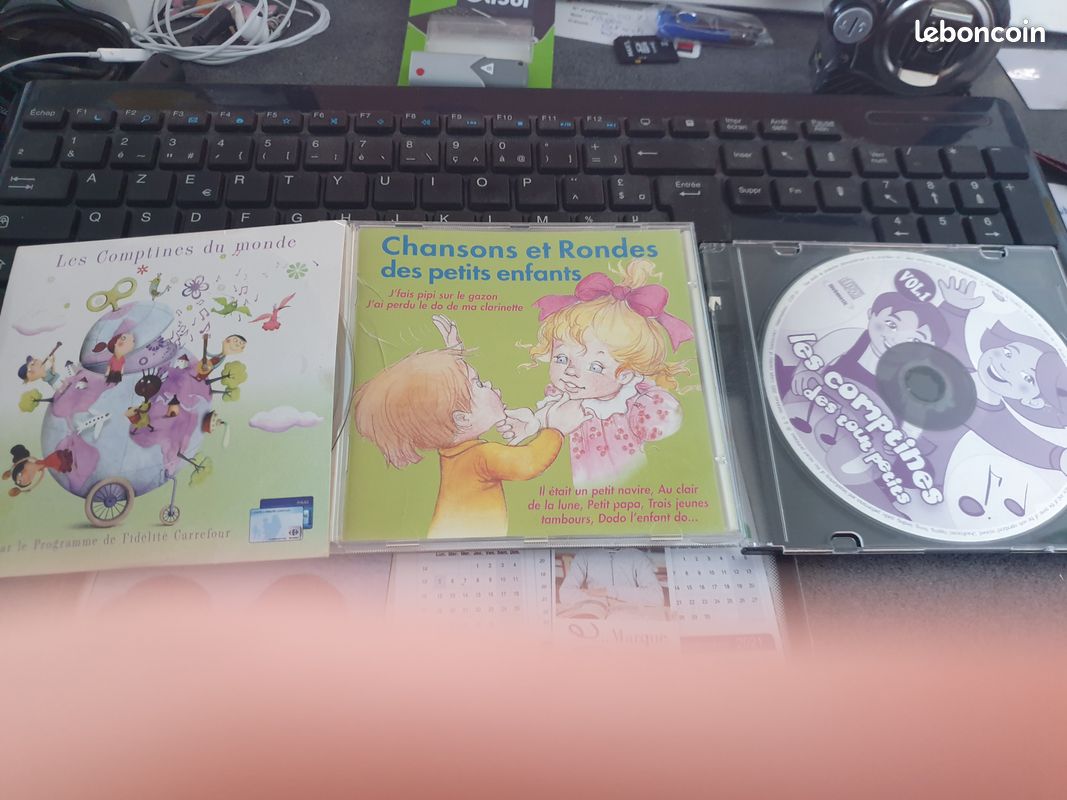 Lot 3 cd comptines enfants (image 1)