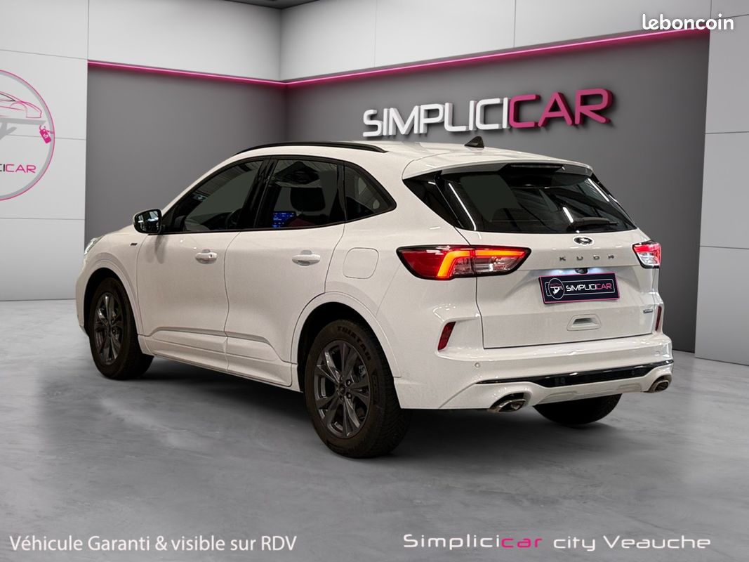 FORD KUGA III 2.5 FLEXIFUEL 190 FHEV ST LINE ECVT / Sieges AV - ARR + Volant Chauffant / CarPlay / Caméra (image 6)