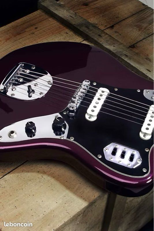 Échange possible - Guitare luthier Yann Mahé - Jaguar 1966 superbe état (image 9)