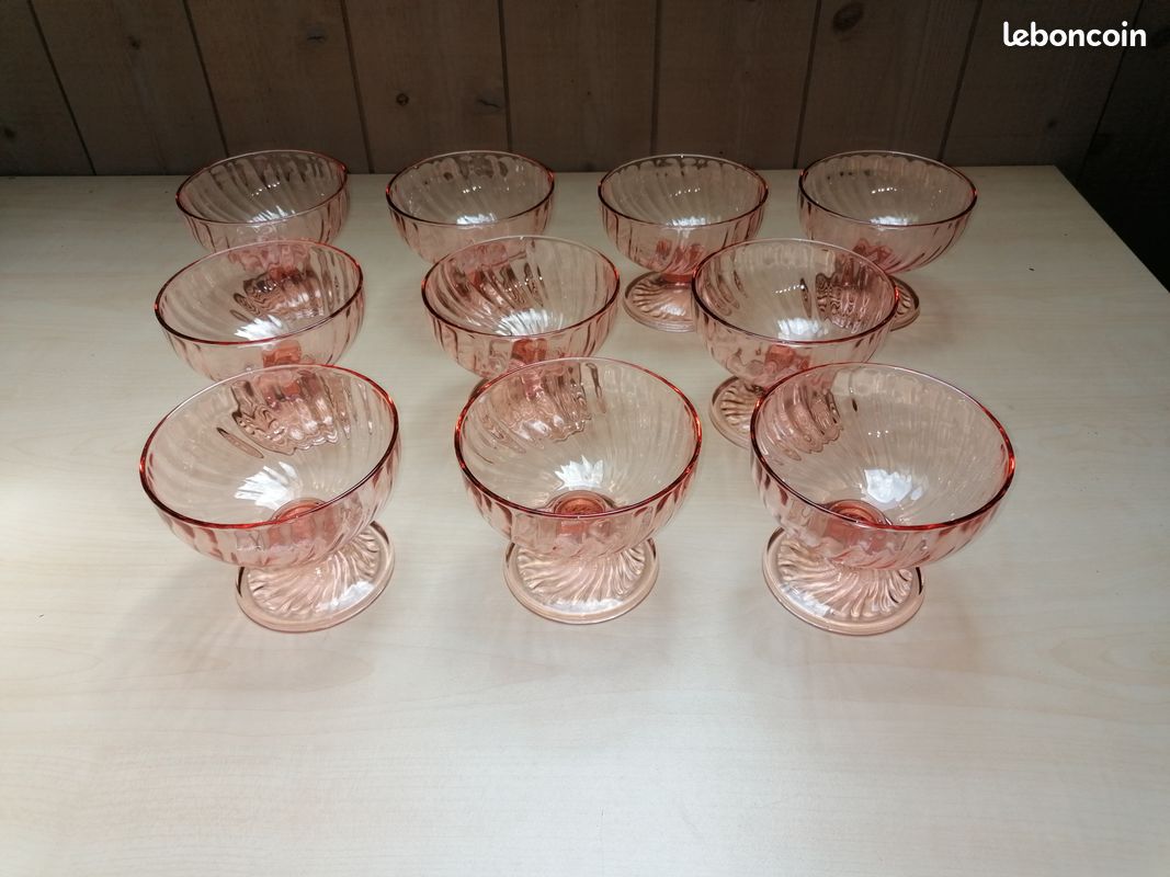 Lot de 10 coupelles en verre (image 2)