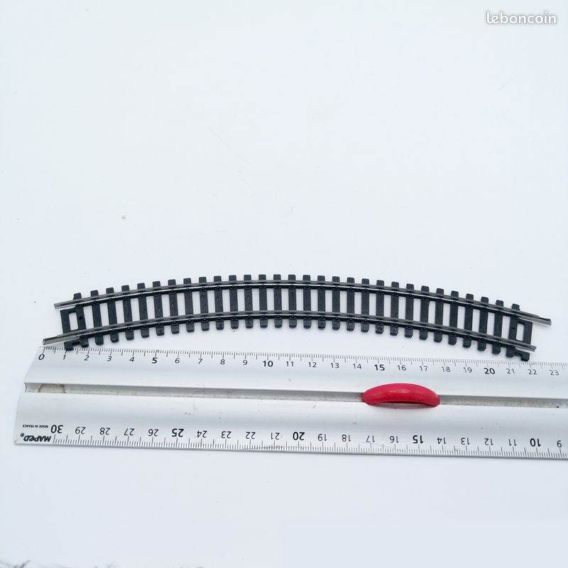 Rails Courbes Lima 18° - Lot De 10 Pièces - Occasion Mais Fonctionnels