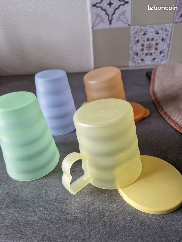 Lot de 4 verres TUPPERWARE (image 4)