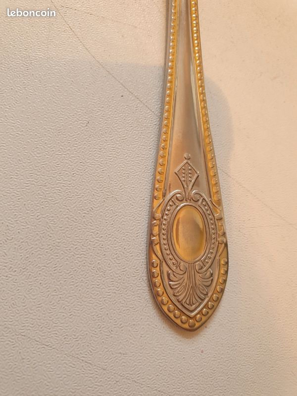Cuillère Royal 18/10 plaqué or 23/×24 K (image 5)