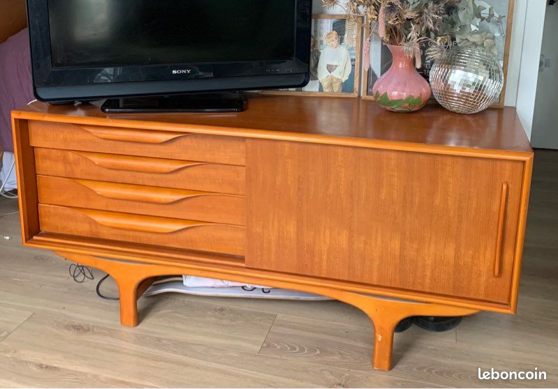 Enfilade/buffet retro scandinave en teck PIB (image 2)