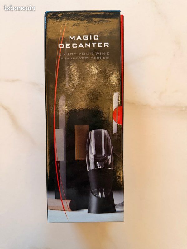 Aérateur Et Décanteur à Vin Avec Support - Noir - Pour Vin Rouge
