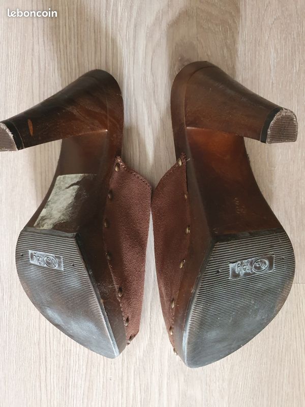 Sandales mules à talons plateforme (image 3)
