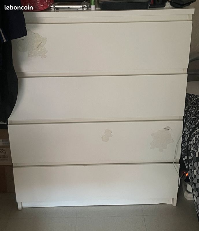 IKEA MALM commode vêtements 4 tiroirs (image 2)