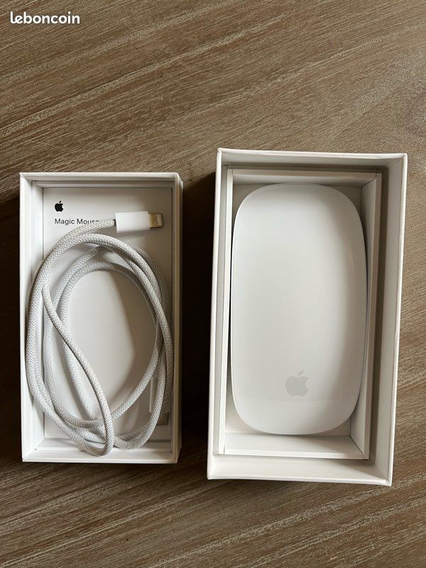 Souris sans fil Apple Magic Mouse Bluetooth blanc (image 3)