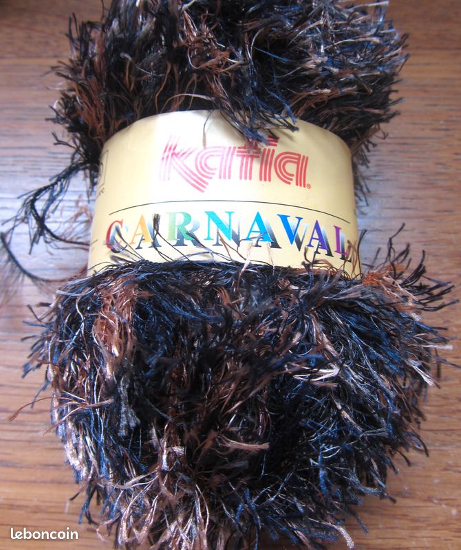 Lots de 10 pelotes de laine Katia Carnaval couleur multico 8417 (image 1)