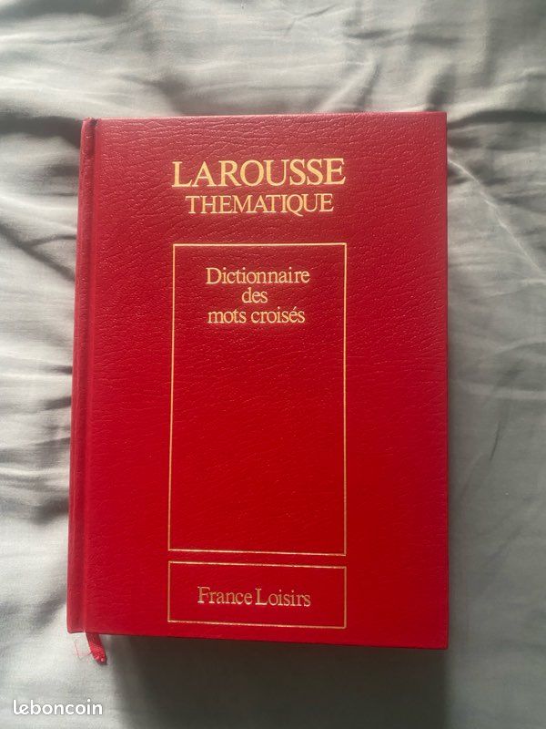 Dictionnaire des mots croisés .Larrousse thématique (image 1)