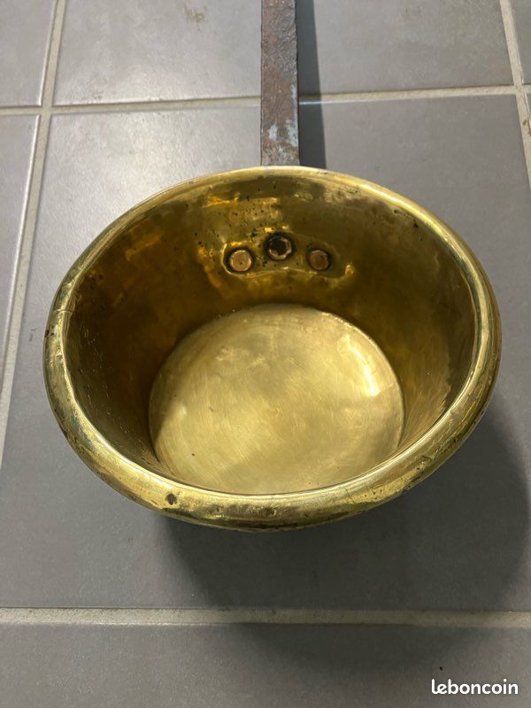 LOT DE CASSEROLES anciennes en cuivre étamé EUR 105,00 - FR