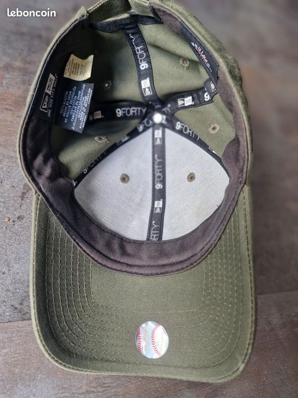 Casquette Baseball Sergé Brossé Kaki DAMEN + HASTINGS - Homme/Femme - Neuf Avec étiquettes