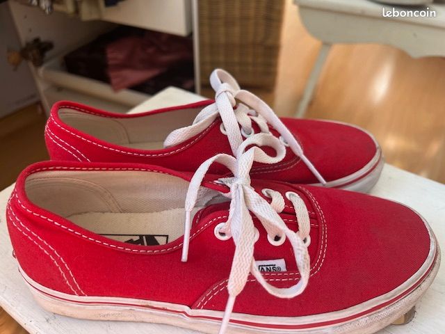 Van's Rouge Jual Vans Era Two Tone Checkerboard Rouge Red