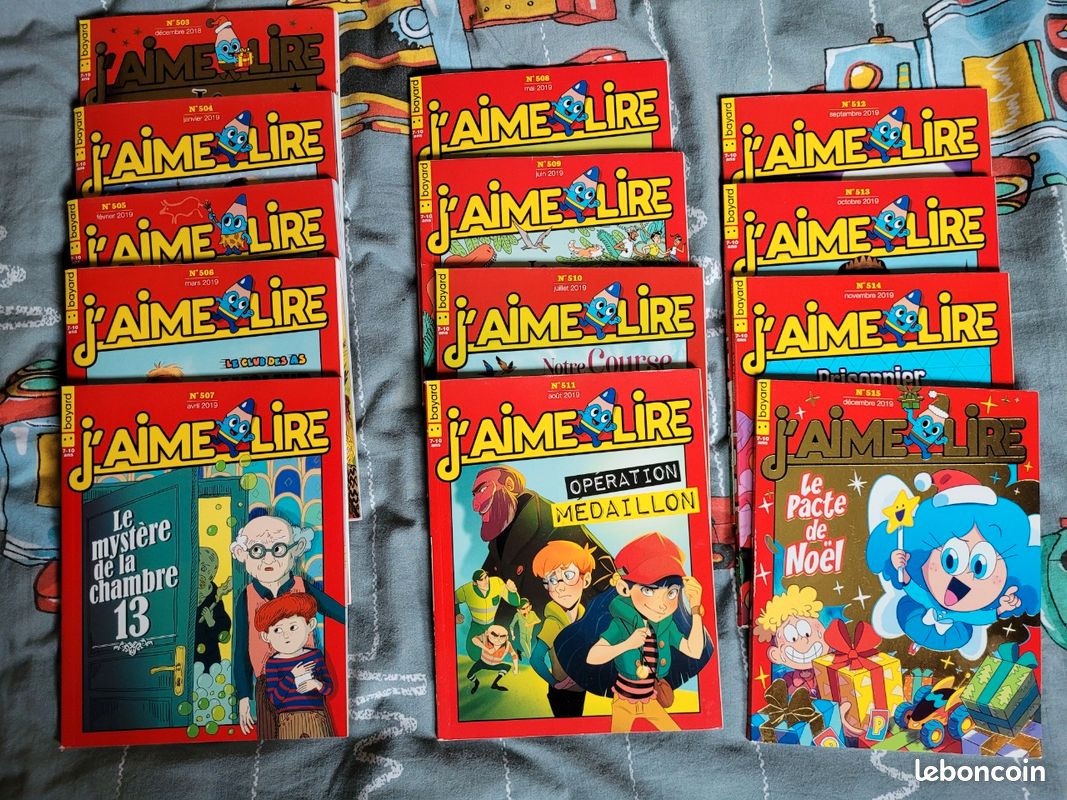 Livres j aime lire année 2019 (image 1)