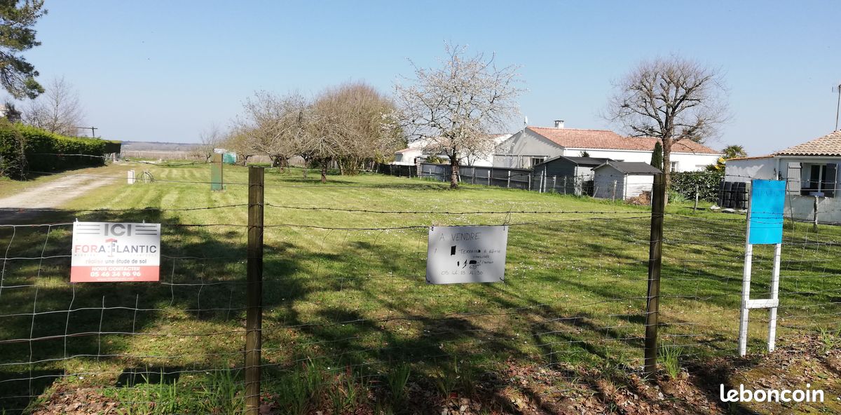 Terrain constructible St AUGUSTIN · à Saint-Augustin · 110 000 €