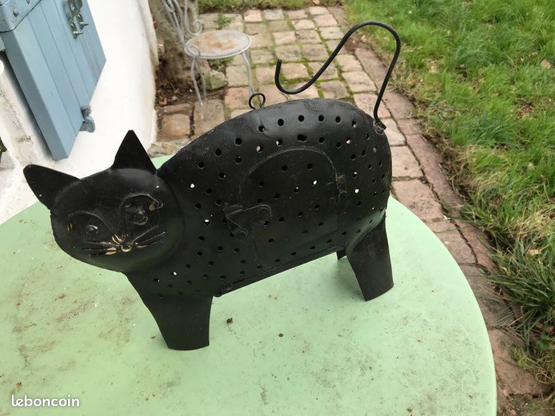 Déco chat métallique (image 1)