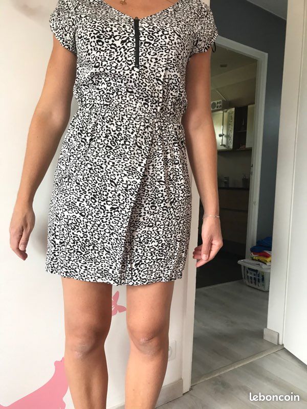 Robe zèbre camaïeu (image 2)