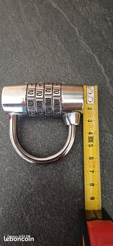 Cadenas à code vintage VACHETTE Digimatic 65mm - Très solide (image 2)