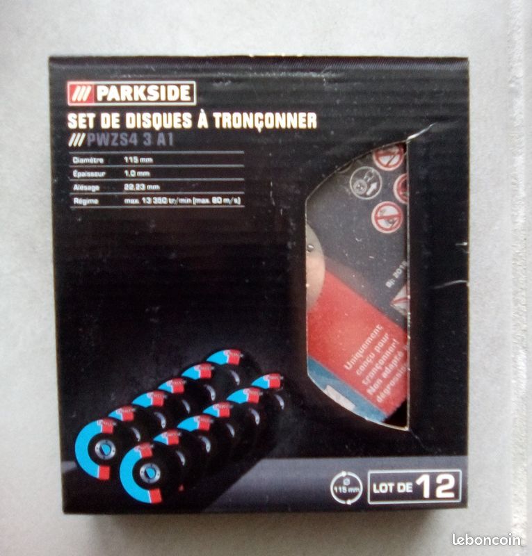 12 disques à tronçonner – NEUFS (image 1)