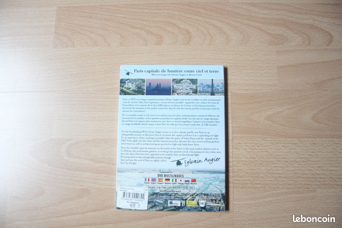 DVD NEUF sous blister PARIS VU DU CIEL (image 2)