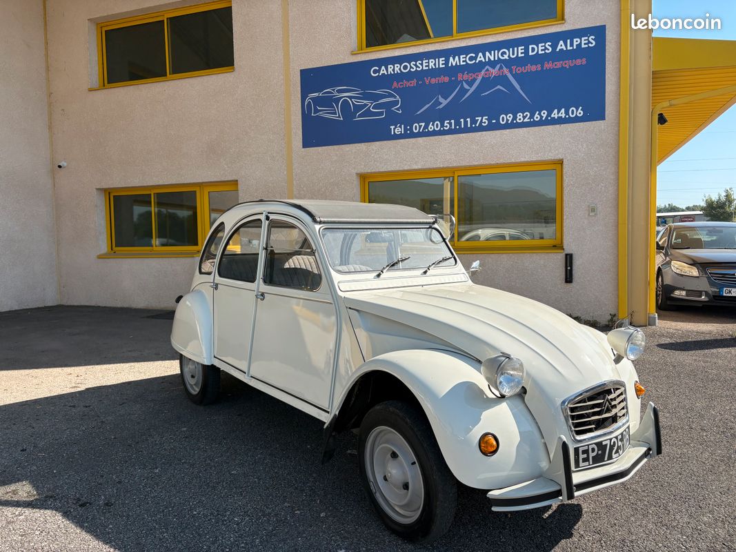 CITROEN 2 CV 6 SPECIAL - Restauration complète - 1986 - 25 700 km - Faible kilométrage (image 1)