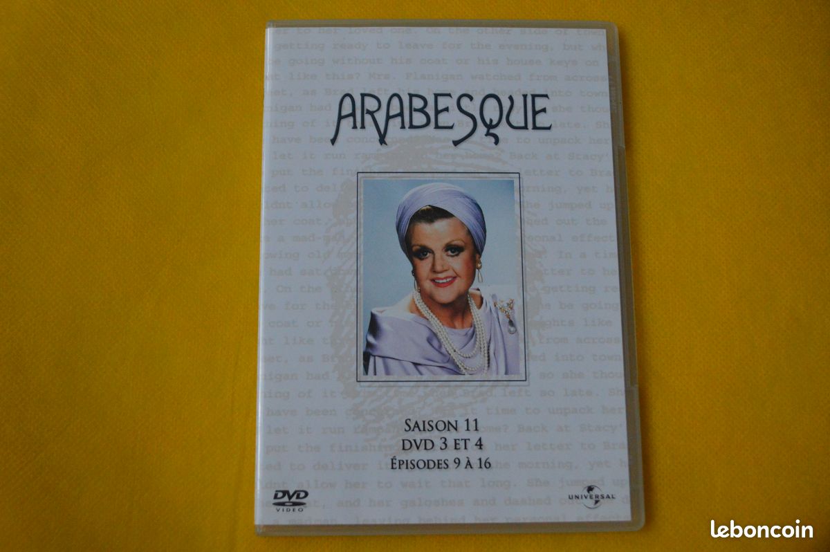 Dvd - Arabesque - saison 11 - dvd 3 et 4 - épisodes 9 à 16 - DVD - Films