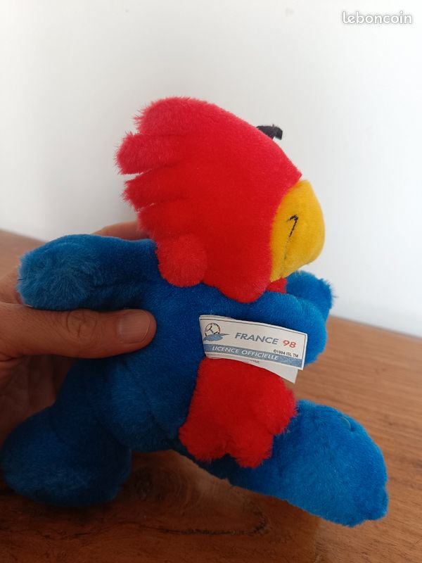 Peluche footix coupe du monde 1998 2