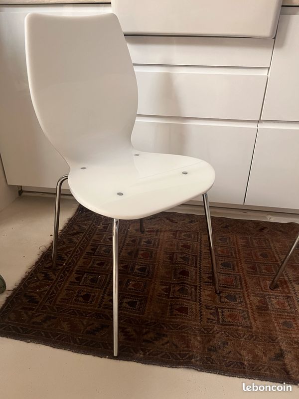 Lot de 2 chaises Plexi et inox (image 12)