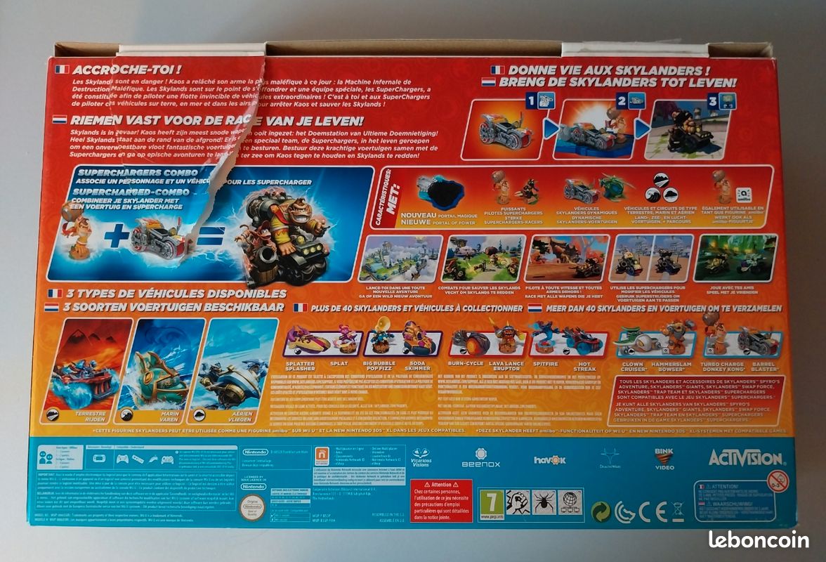 Pack Starter Skylanders SuperChargers Pour Wii U - Figurines Incluses - Activision