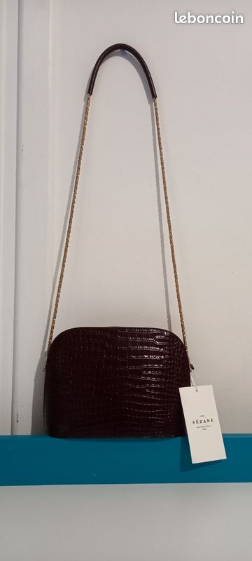 Sac Sezane Victor choco croco Accessoires Bagagerie
