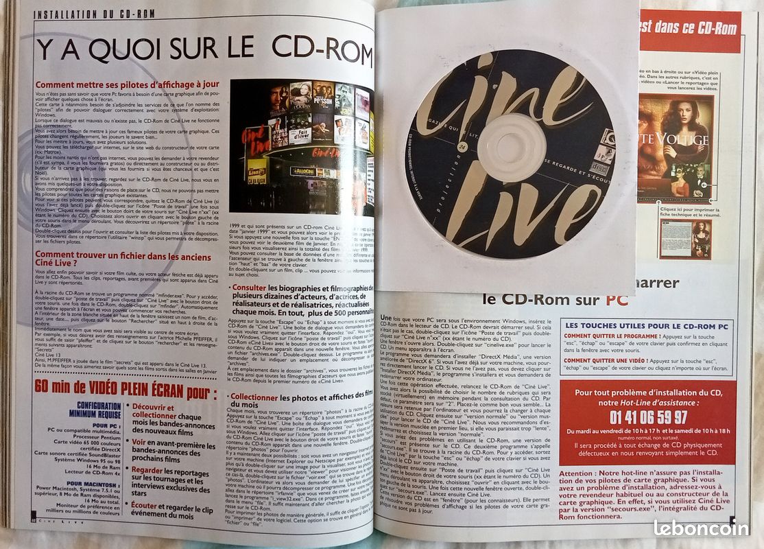 Magazine Ciné Live n°24 (1999) - Star Wars; Cannes 1999; Catherine Deneuve... +CD-ROM (image 11)